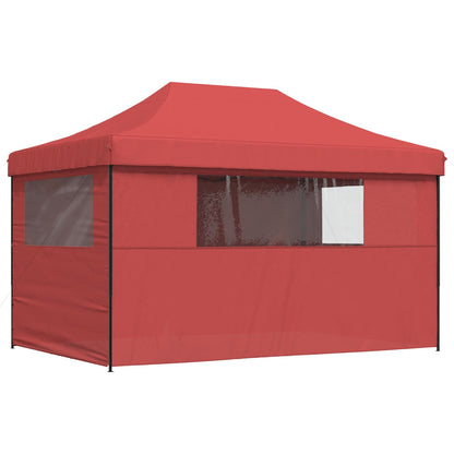 vidaXL Party Tent Folding Burgundy 292 x 440 x 315 cm Oxford Fabric