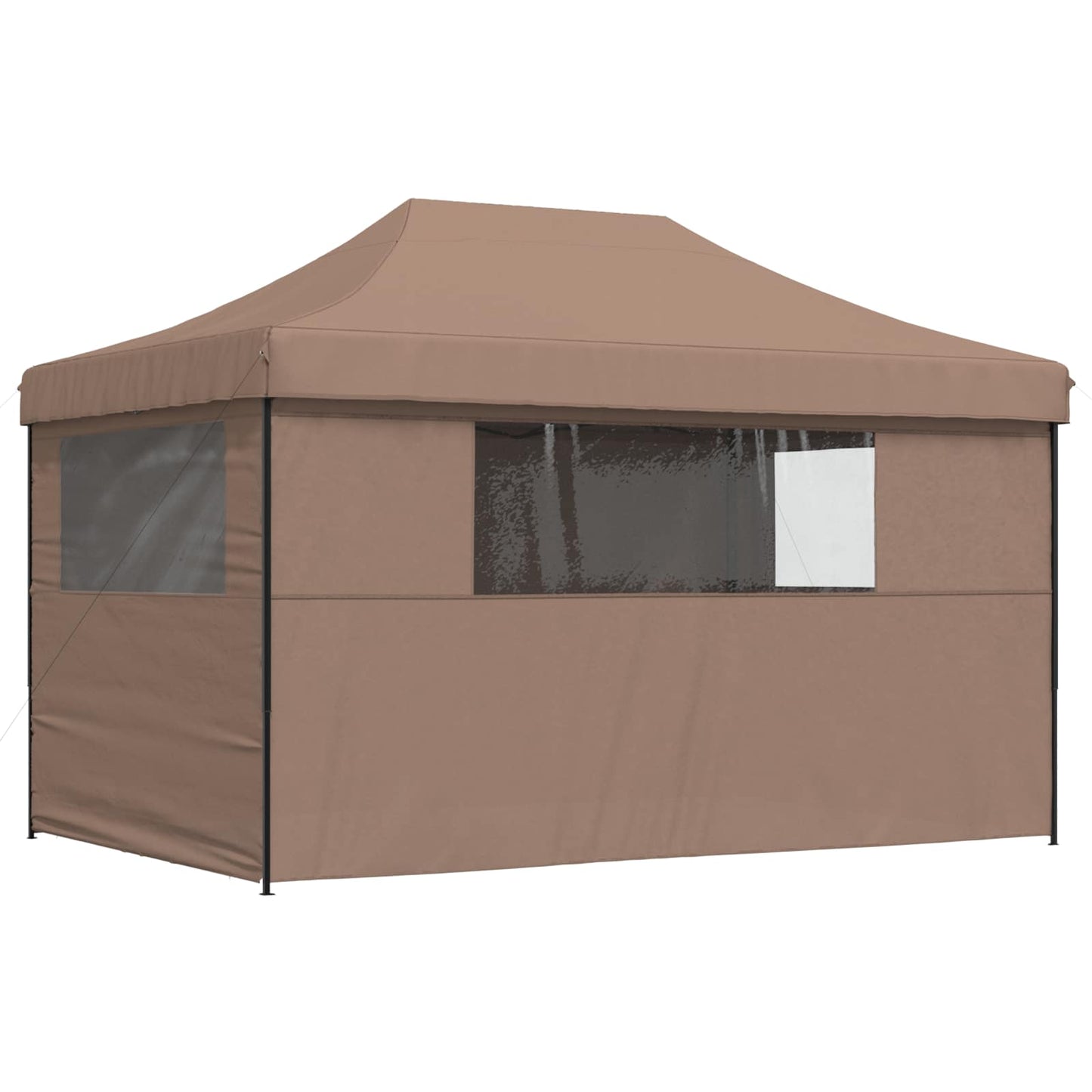 vidaXL Party Tent Folding Brown 292 x 440 x 315 cm Oxford Fabric