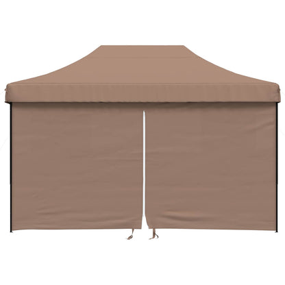 vidaXL Party Tent Folding Brown 292 x 440 x 315 cm Oxford Fabric