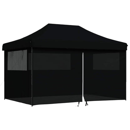 vidaXL Party Tent Folding Black 292 x 440 x 315 cm Oxford Fabric