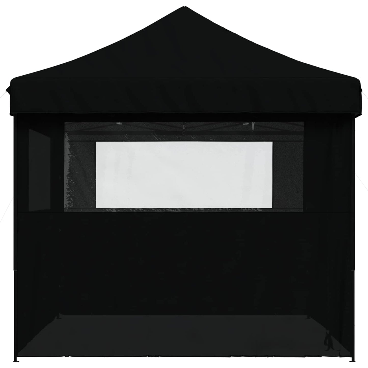 vidaXL Party Tent Folding Black 292 x 440 x 315 cm Oxford Fabric