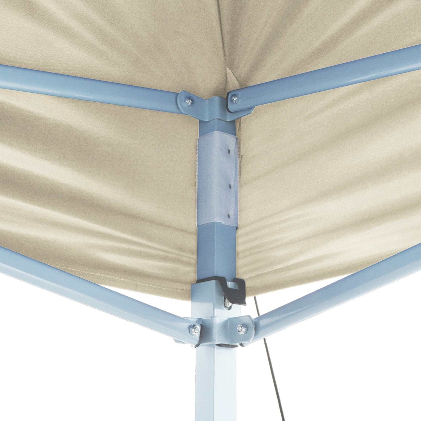 vidaXL Party Tent Folding Cream 291 x 580 x 315 cm Oxford Fabric