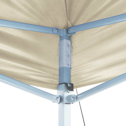 vidaXL Party Tent Folding Cream 291 x 580 x 315 cm Oxford Fabric