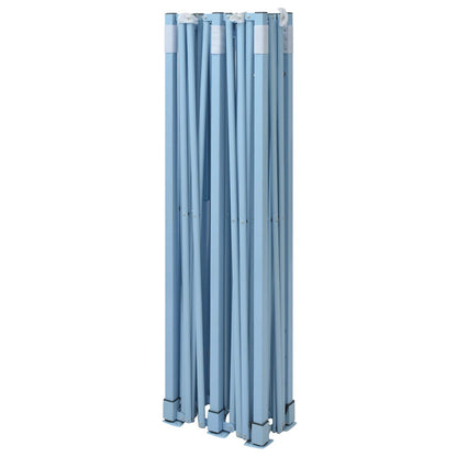 vidaXL Party Tent Folding Blue 291 x 580 x 315 cm Oxford Fabric