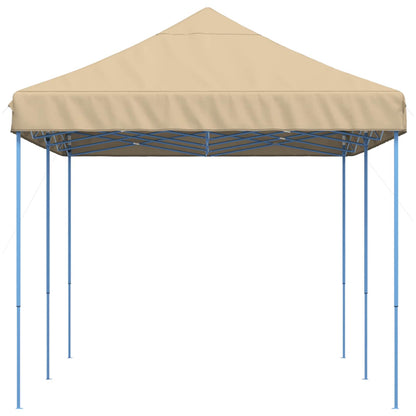 vidaXL Party Tent Folding Beige 292 x 580 x 315 cm Oxford Fabric