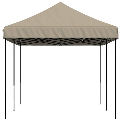 vidaXL Party Tent Folding Taupe 292 x 580 x 315 cm Oxford Fabric