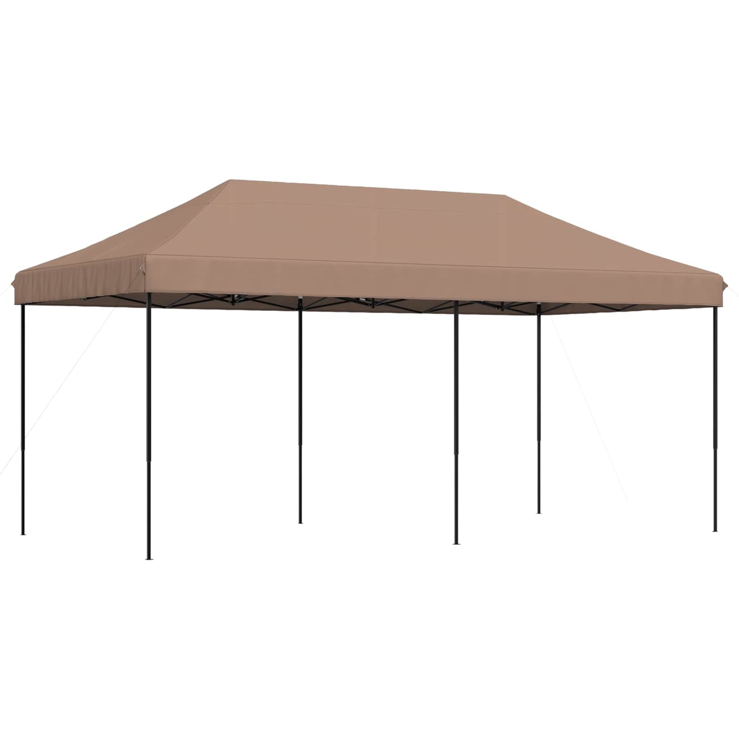 vidaXL Party Tent Folding Brown 292 x 580 x 315 cm Oxford Fabric