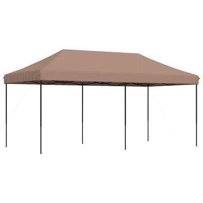 vidaXL Party Tent Folding Brown 292 x 580 x 315 cm Oxford Fabric