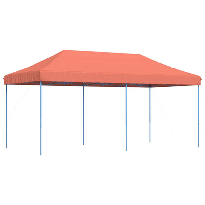 vidaXL Party Tent Folding Terracotta 292 x 580 x 315 cm Oxford Fabric