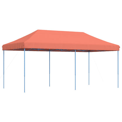 vidaXL Party Tent Folding Terracotta 292 x 580 x 315 cm Oxford Fabric