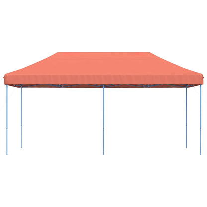 vidaXL Party Tent Folding Terracotta 292 x 580 x 315 cm Oxford Fabric