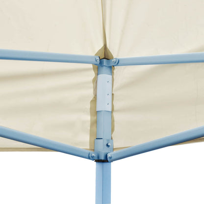 vidaXL Party Tent Folding Cream 291 x 580 x 315 cm Oxford Fabric