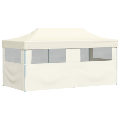 vidaXL Party Tent Folding Cream 291 x 580 x 315 cm Oxford Fabric