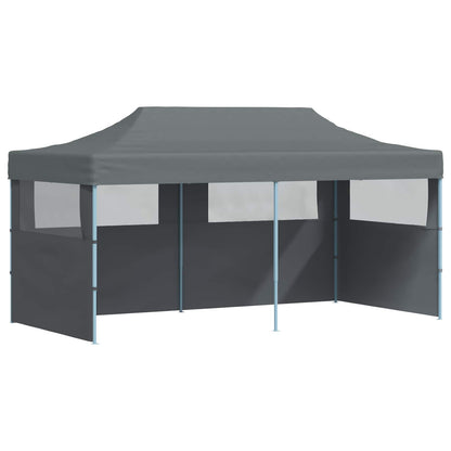 vidaXL Party Tent Folding Anthracite 291 x 580 x 315 cm Oxford Fabric