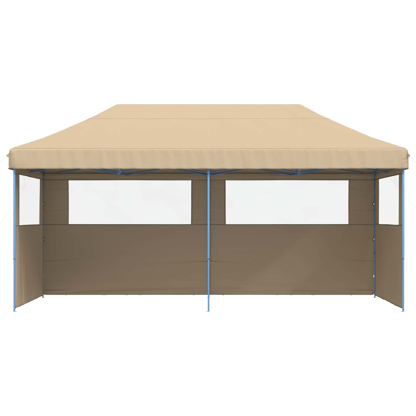 vidaXL Party Tent Folding Beige 292 x 580 x 315 cm Oxford Fabric