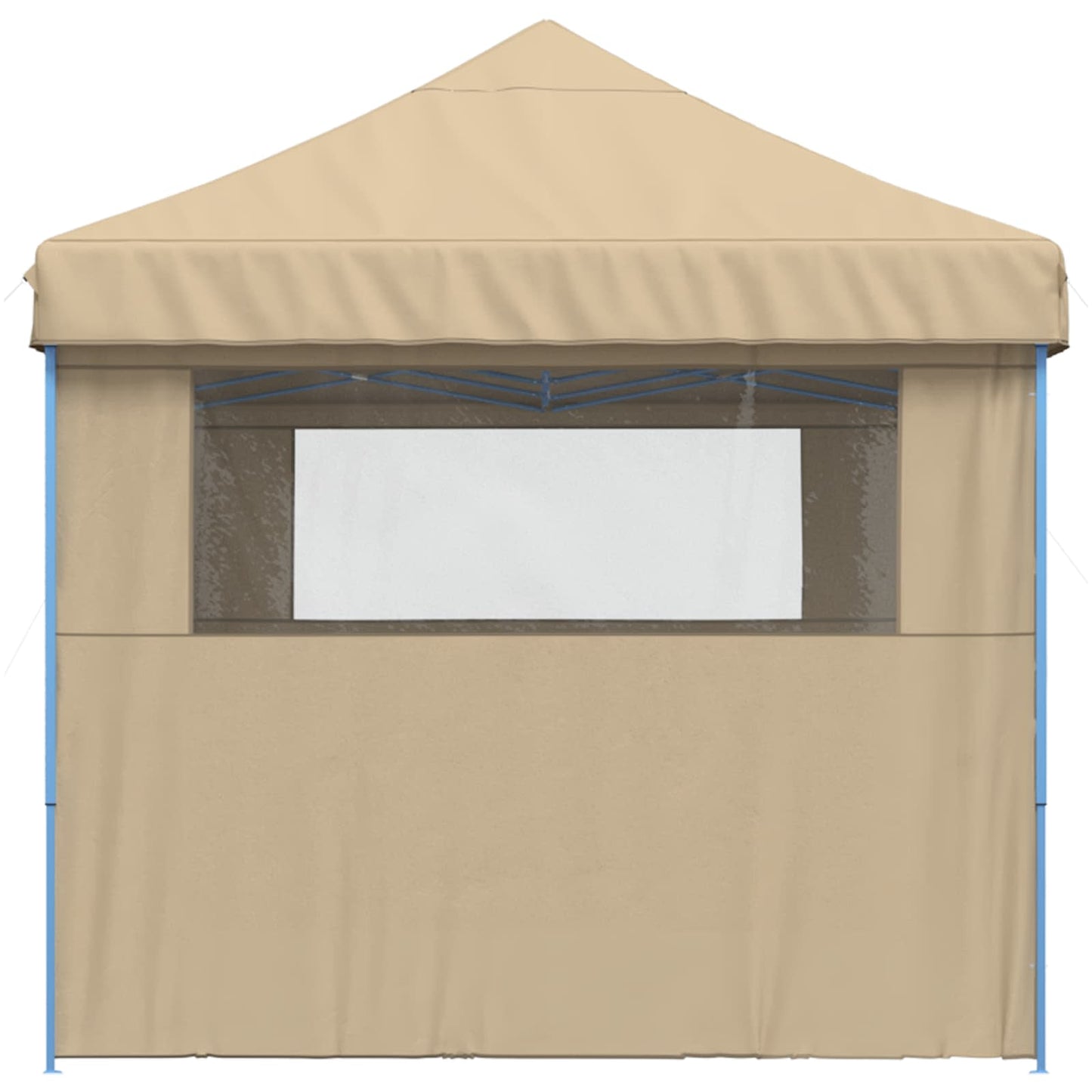 vidaXL Party Tent Folding Beige 292 x 580 x 315 cm Oxford Fabric