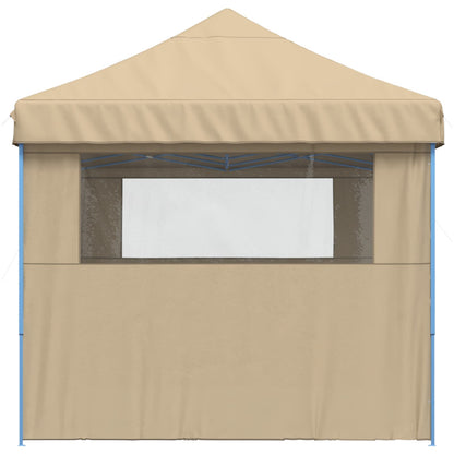 vidaXL Party Tent Folding Beige 292 x 580 x 315 cm Oxford Fabric
