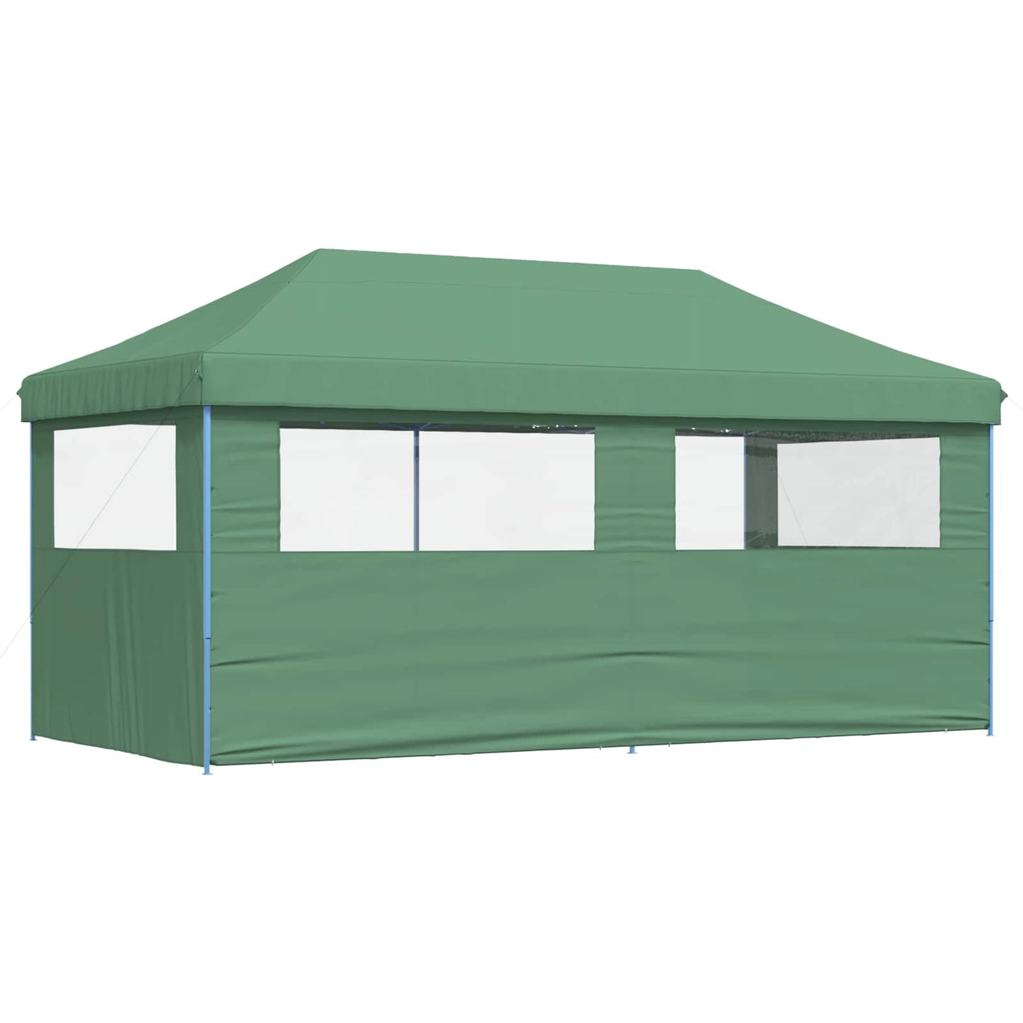 vidaXL Party Tent Folding Green 292 x 580 x 315 cm Oxford Fabric