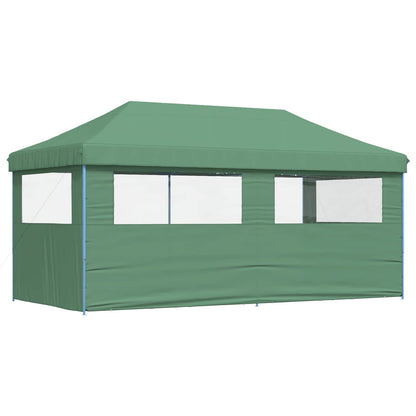 vidaXL Party Tent Folding Green 292 x 580 x 315 cm Oxford Fabric