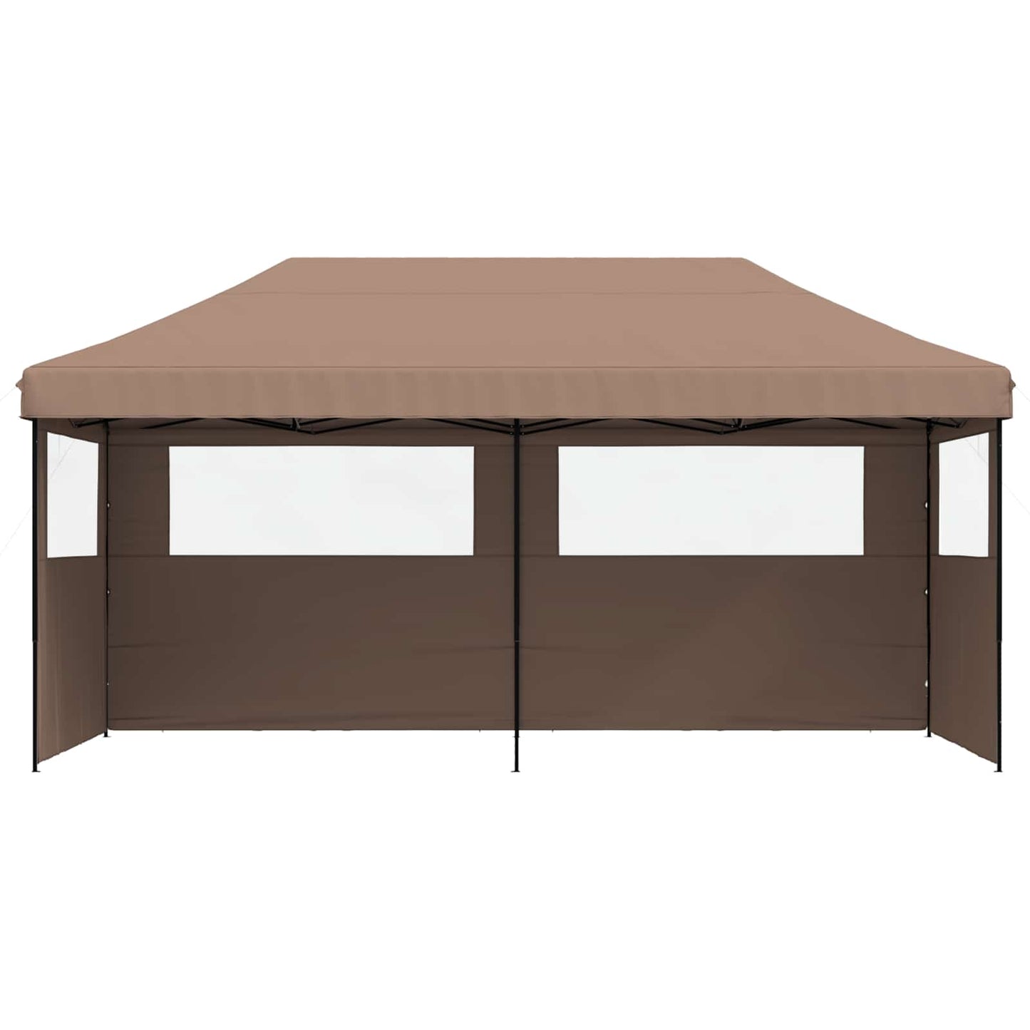 vidaXL Party Tent Folding Brown 292 x 580 x 315 cm Oxford Fabric