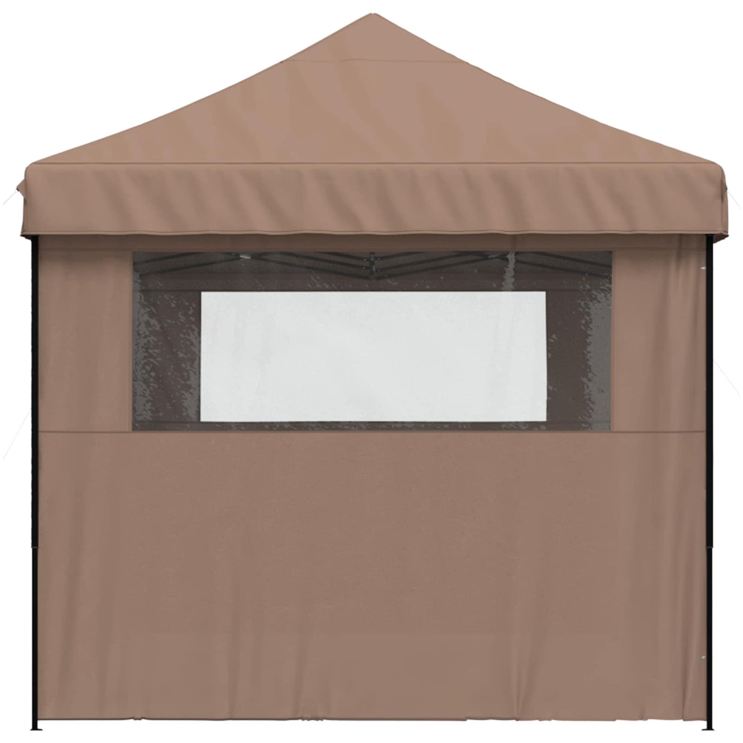 vidaXL Party Tent Folding Brown 292 x 580 x 315 cm Oxford Fabric
