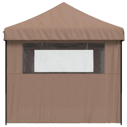vidaXL Party Tent Folding Brown 292 x 580 x 315 cm Oxford Fabric