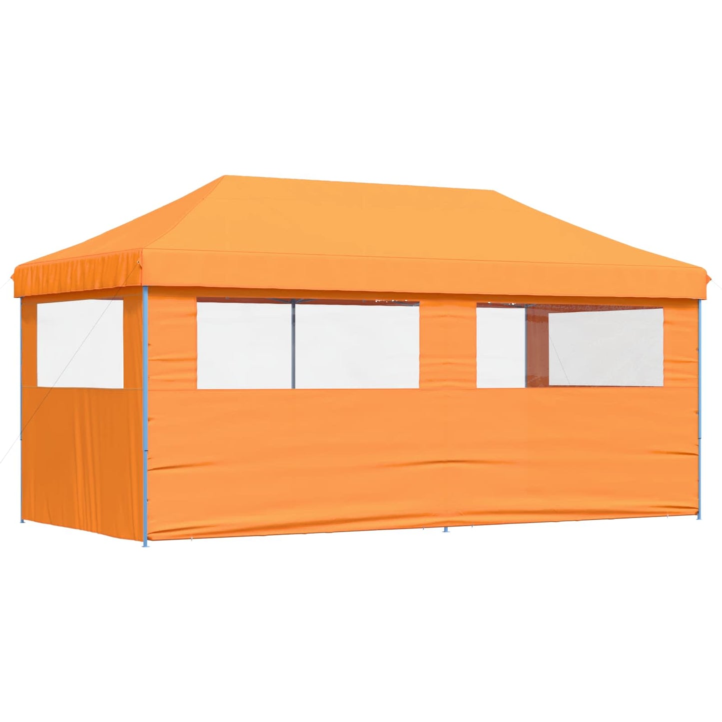 vidaXL Party Tent Folding Orange 292 x 580 x 315 cm Oxford Fabric