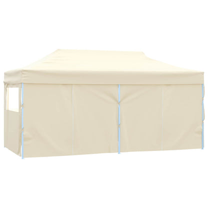 vidaXL Party Tent Folding Cream 291 x 580 x 315 cm Oxford Fabric