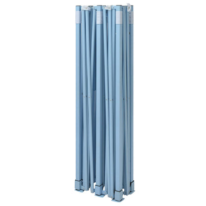 vidaXL Party Tent Folding Blue 291 x 580 x 315 cm Oxford Fabric