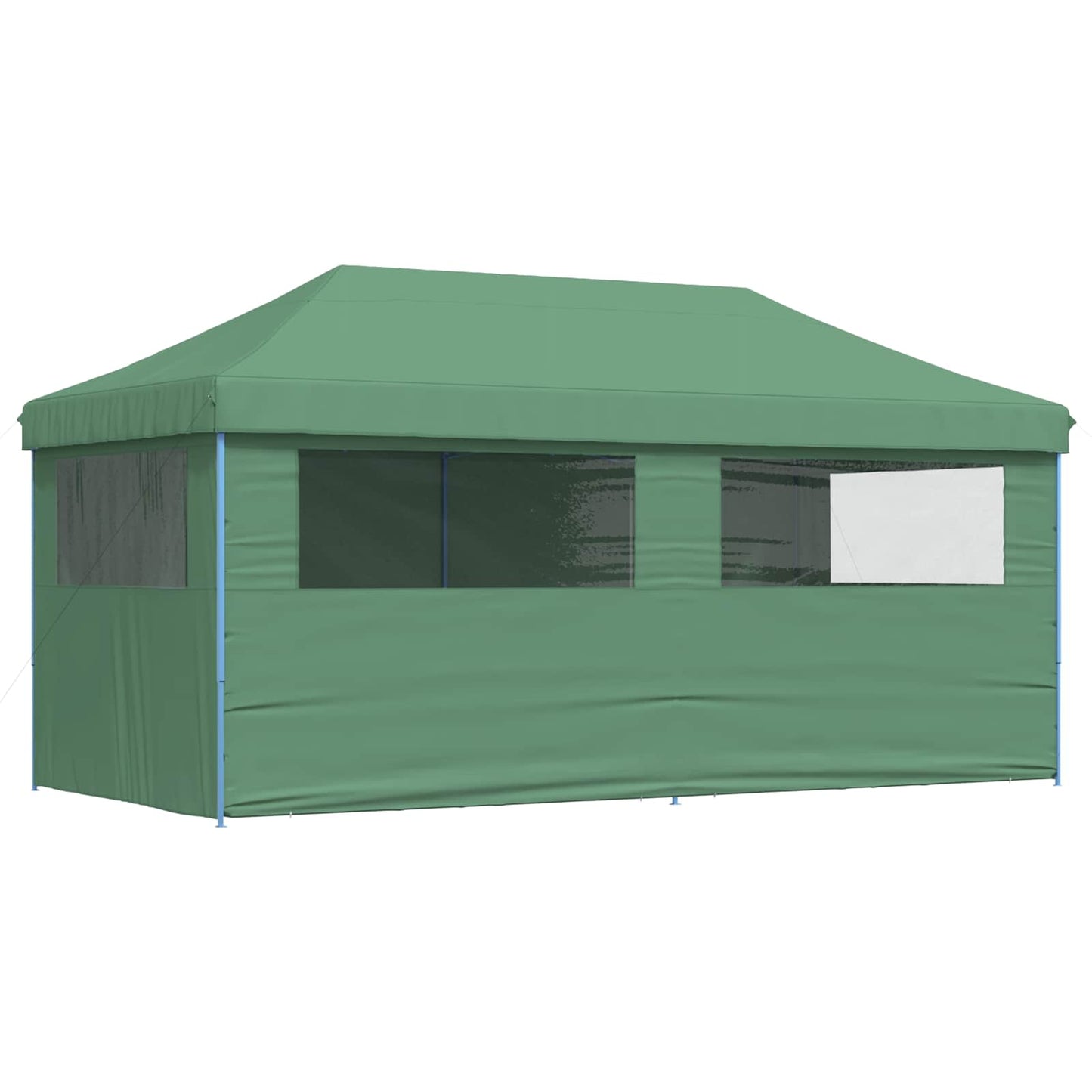 vidaXL Party Tent Folding Green 292 x 580 x 315 cm Oxford Fabric