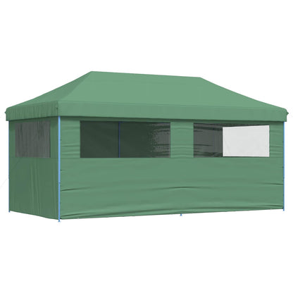 vidaXL Party Tent Folding Green 292 x 580 x 315 cm Oxford Fabric