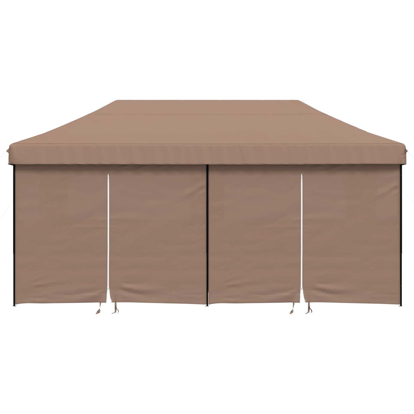vidaXL Party Tent Folding Brown 292 x 580 x 315 cm Oxford Fabric
