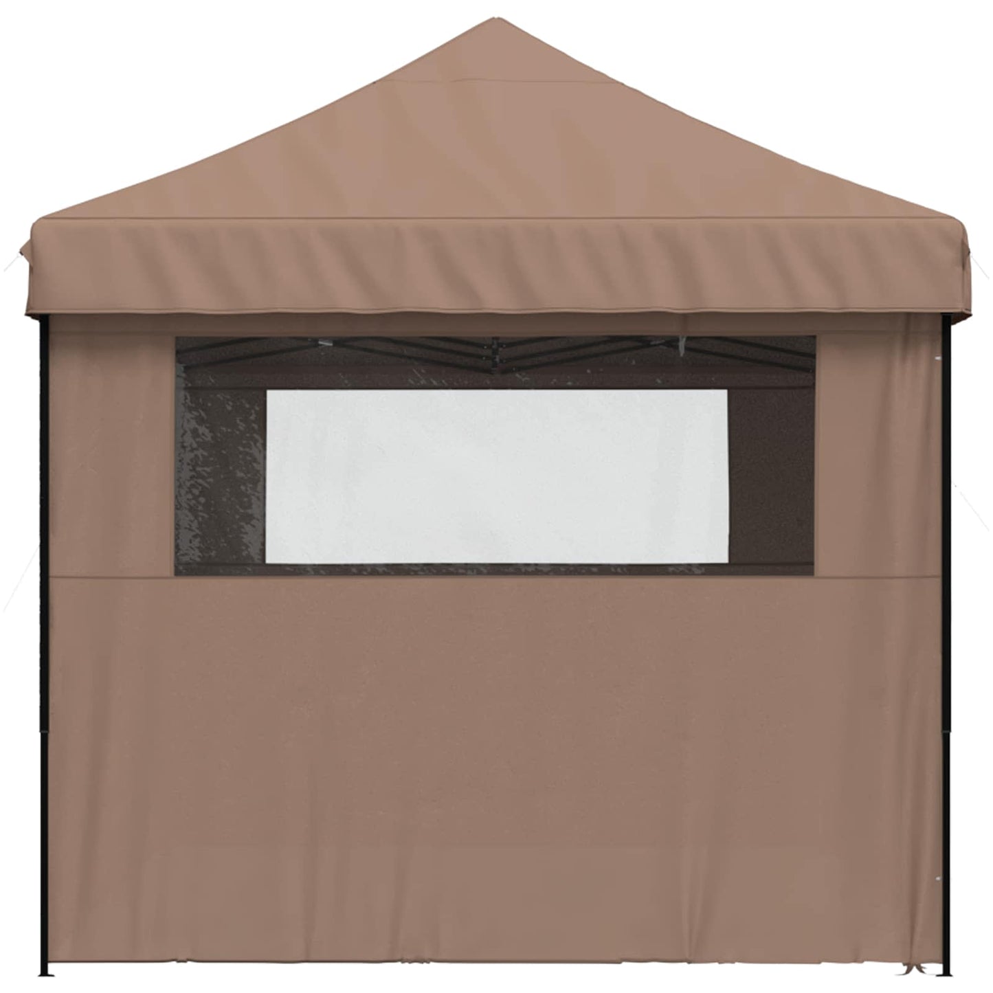 vidaXL Party Tent Folding Brown 292 x 580 x 315 cm Oxford Fabric