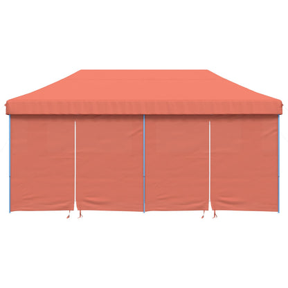 vidaXL Party Tent Folding Terracotta 292 x 580 x 315 cm Oxford Fabric