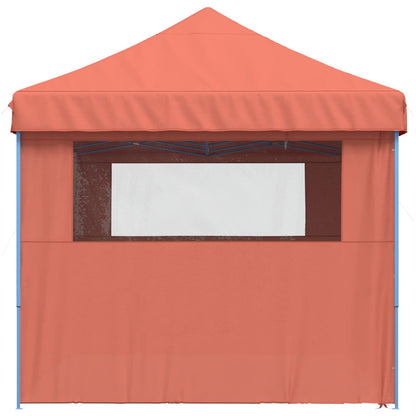 vidaXL Party Tent Folding Terracotta 292 x 580 x 315 cm Oxford Fabric
