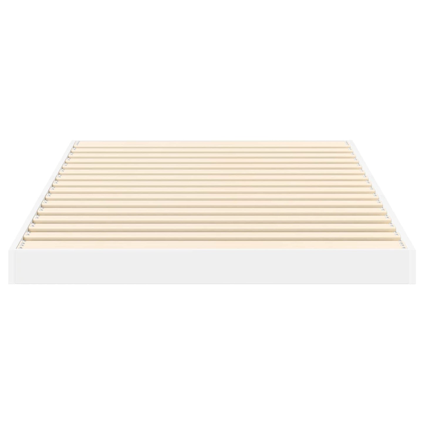 vidaXL Floor Bed Frame White 80 x 200 cm Engineered Wood