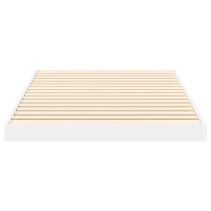 vidaXL Floor Bed Frame White 80 x 200 cm Engineered Wood