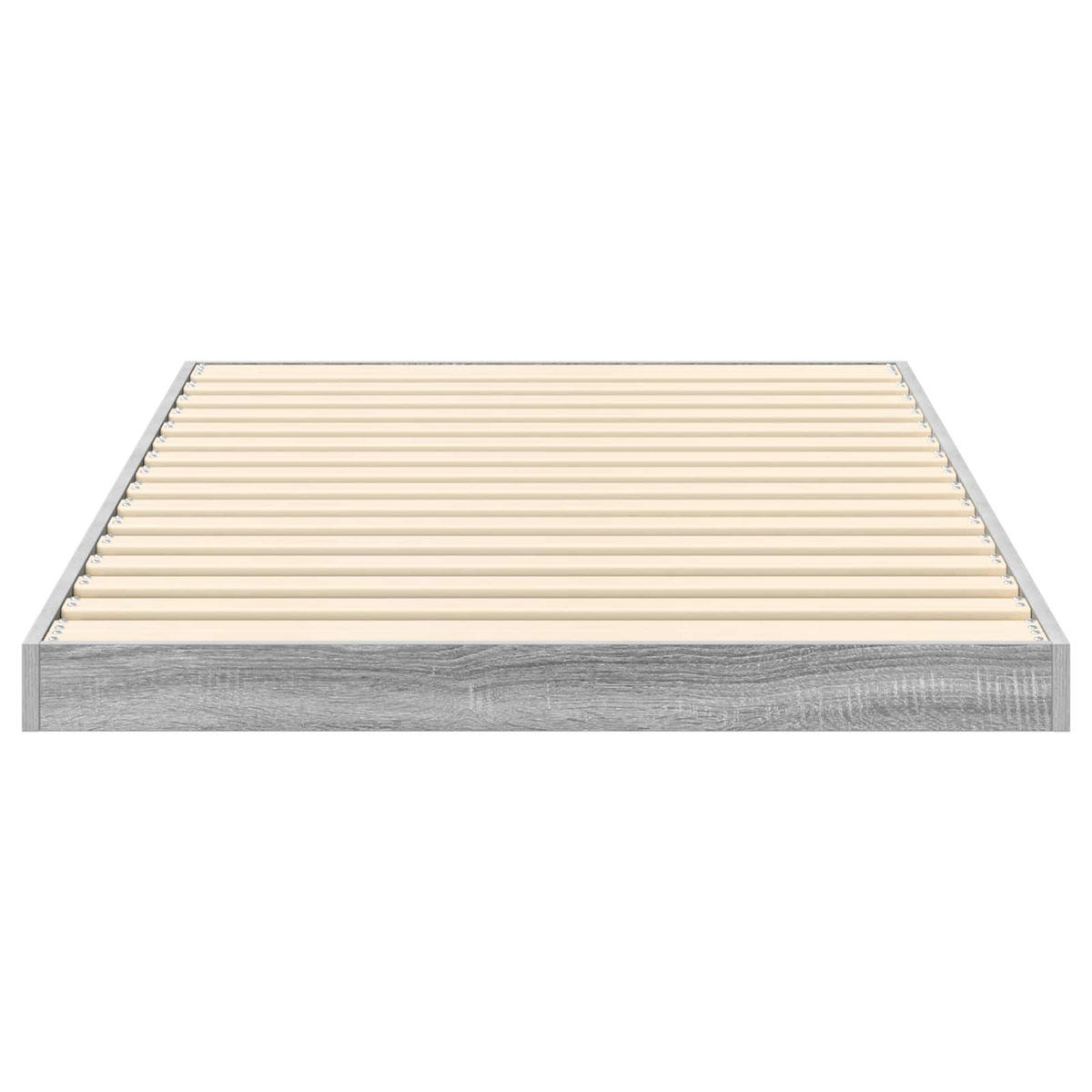 vidaXL Floor Bed Frame Grey Sonoma 80 x 200 cm Engineered Wood