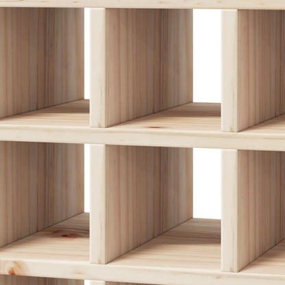 vidaXL Wine Rack 2 pcs Natural 56 x 25 x 56 cm Solid Pine Wood