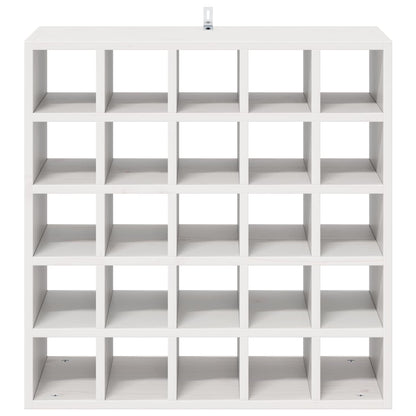 vidaXL Wine Rack 2 pcs White 56 x 25 x 56 cm Solid Pine Wood