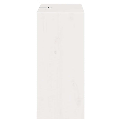 vidaXL Wine Rack 2 pcs White 56 x 25 x 56 cm Solid Pine Wood