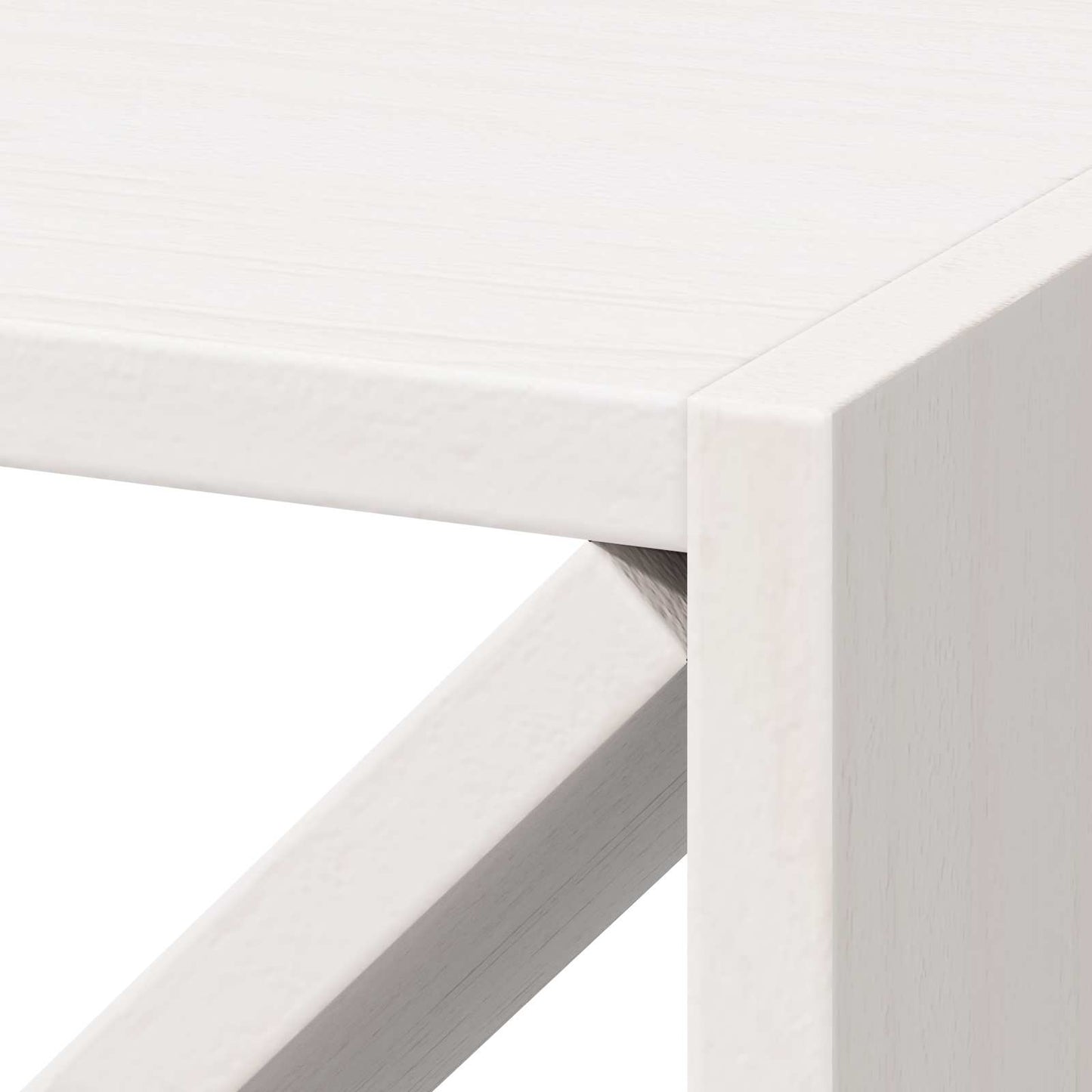 vidaXL Wine Rack 2 pcs White 62 x 25 x 62 cm Solid Pine Wood