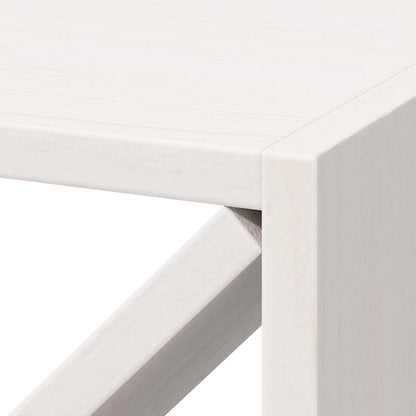 vidaXL Wine Rack 2 pcs White 62 x 25 x 62 cm Solid Pine Wood