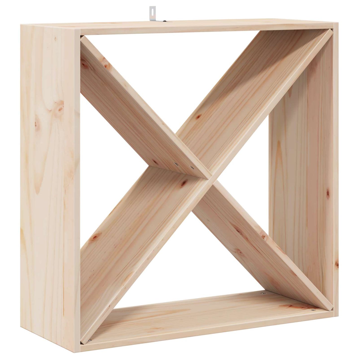 vidaXL Wine Rack 4 pcs Natural 62 x 25 x 62 cm Solid Pine Wood
