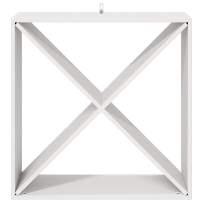 vidaXL Wine Rack 4 pcs White 62 x 25 x 62 cm Solid Pine Wood