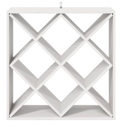 vidaXL Wine Rack 2 pcs White 62 x 25 x 62 cm Solid Pine Wood
