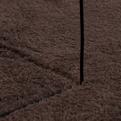 vidaXL Medium Pile Soft and Washable Rug HUARTE Brown 60 x 110 cm