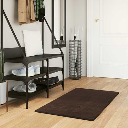 vidaXL Medium Pile Soft and Washable Rug HUARTE Brown 60 x 110 cm