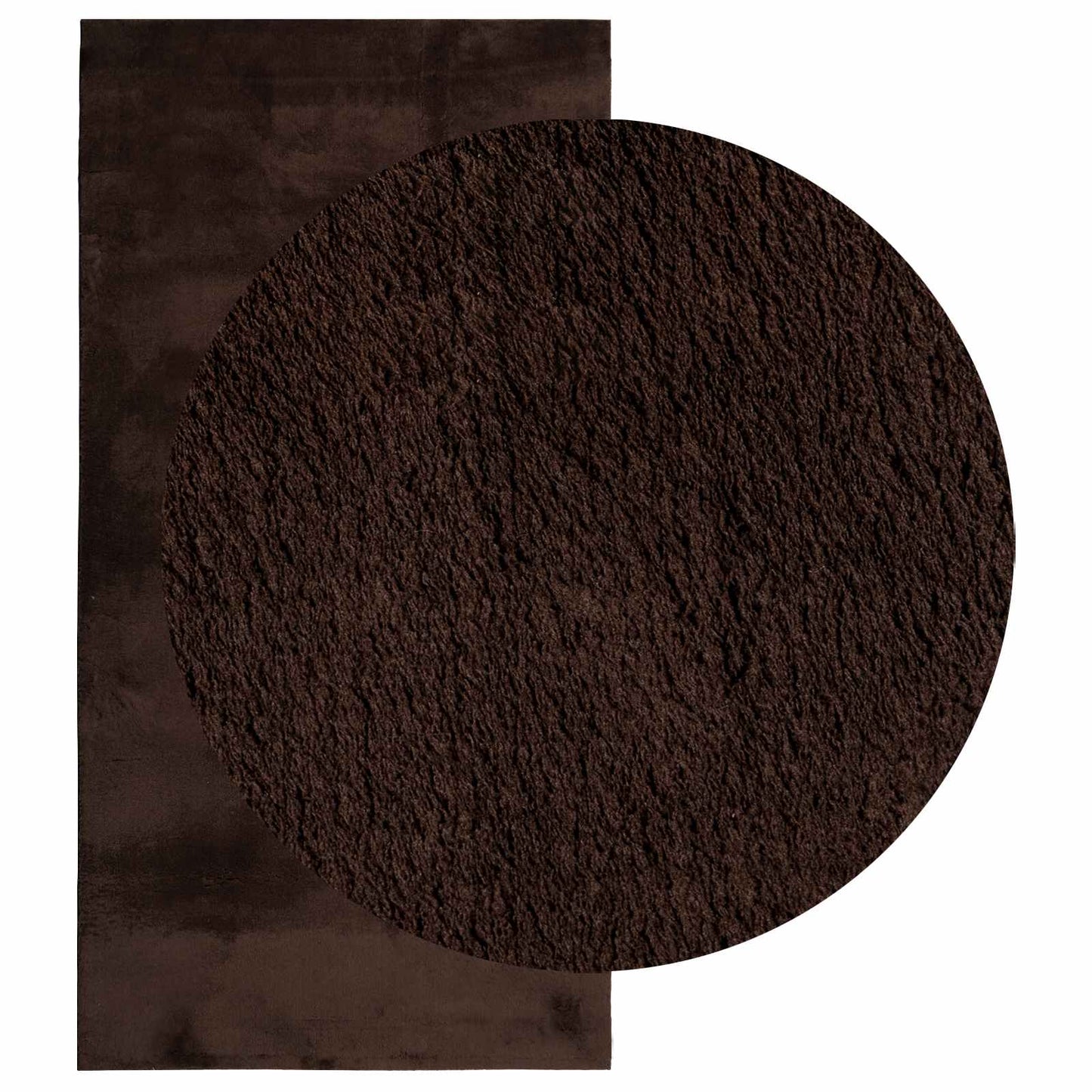 vidaXL Medium Pile Soft and Washable Rug HUARTE Brown 150 x 80 cm