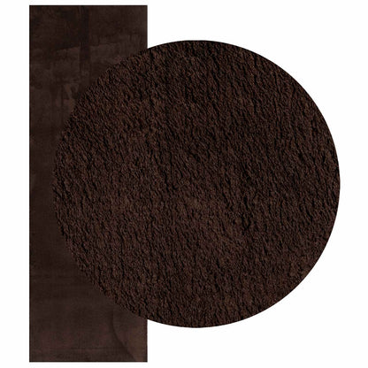 vidaXL Medium Pile Soft and Washable Rug HUARTE Brown 250 x 80 cm